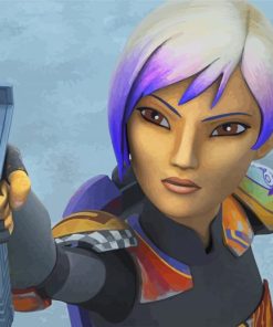 Cool Sabine Wren Paint By Number