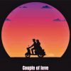 Couples On Motorcycle Illustration Paint By Number