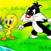 Cute Sylvester And Tweety Paint By Number