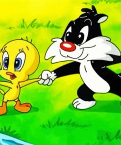 Cute Sylvester And Tweety Paint By Number