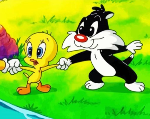 Cute Sylvester And Tweety Paint By Number