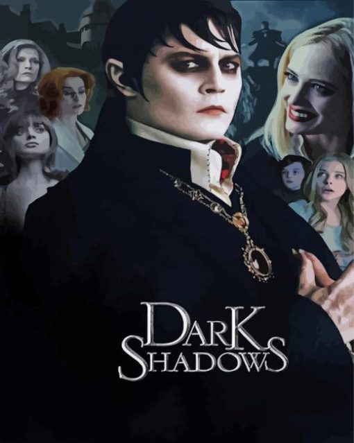 Dark Shadows Poster Paint By Number