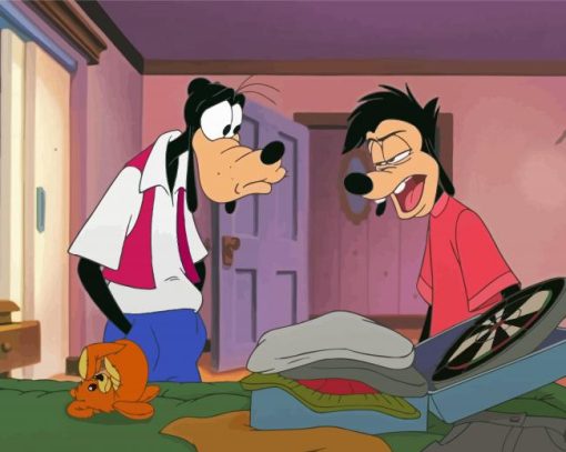 Disney Goofy Movie Characters Paint By Number