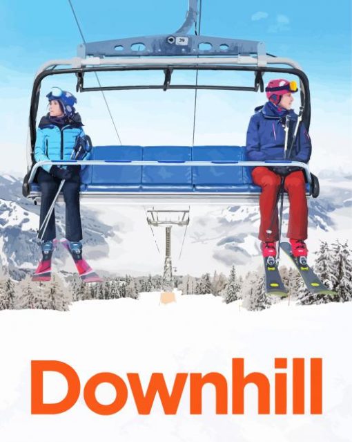 Downhill Movie Poster Paint By Number