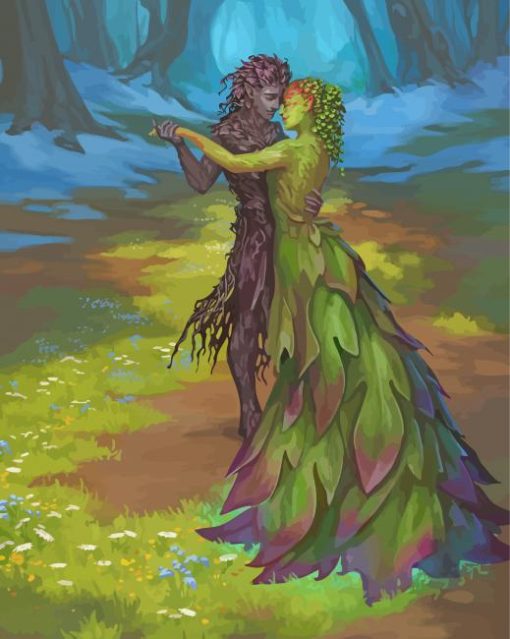 Dryad Lovers Paint By Number