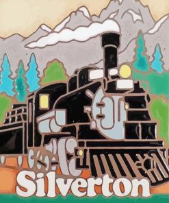 Durango Silverton Train Paint By Number