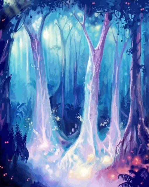 Fantasy Tree Soul In Forest Paint By Number