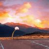 Golden Hour Basketball Court Paint By Number