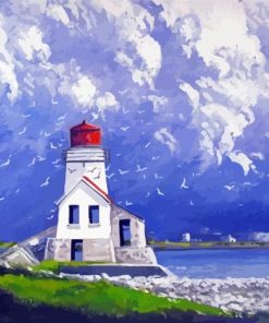 Grand Manan Lighthouse Paint By Number