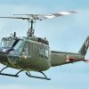 Green Huey Helicopters Paint By Number