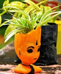 Groot Pot Head Paint By Number