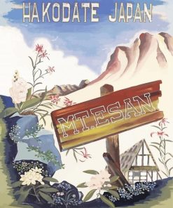 Hakodate Poster Paint By Number