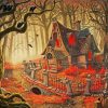 Halloween Forest Fantasy House Paint By Number