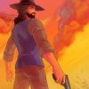 Hell On Wheels Character Art Paint By Number