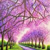 Jacaranda Path Art Paint By Number