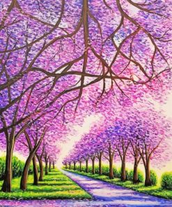 Jacaranda Path Art Paint By Number