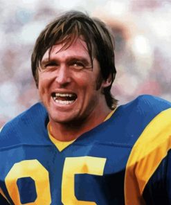 Jack Youngblood Football Player Paint By Number