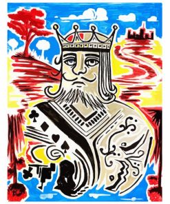 King Abstract Cards Paint By Number