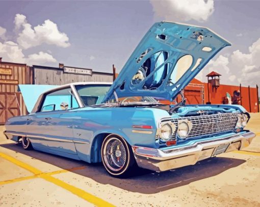 Lowrider Car Paint By Number