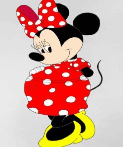 Minnie Mouse Pregnant Paint By Number