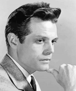 Monochrome Jack Lord Paint By Number