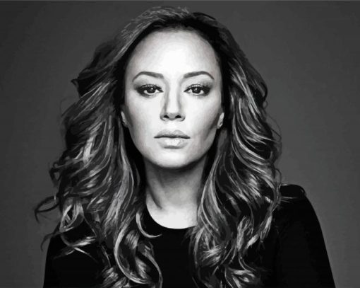 Monochrome Leah Remini Paint By Number