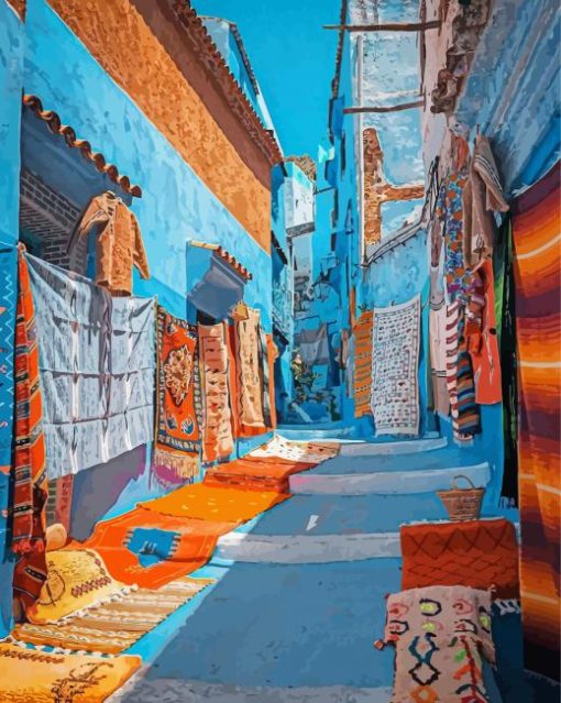 Moroccan Vintage City Paint By Number