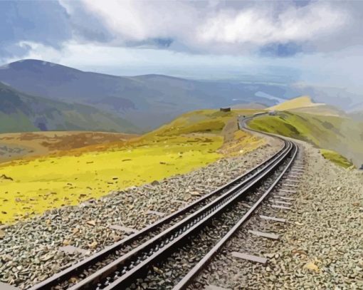 Mount Snowdon Wales Paint By Number