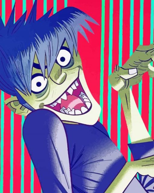 Murdoc Gorillaz Paint By Number