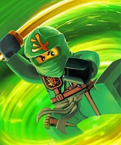 Ninjago Lloyd Illustration Paint By Number