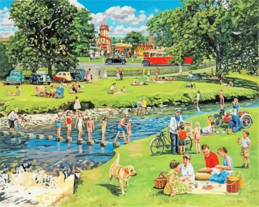 Picnic In The Park Paint By Number