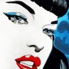 Sad Bettie Page Art Paint By Number