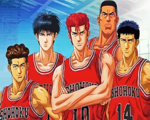 Slam Dunk Anime Paint By Number