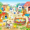 Summer Farm With Animals Paint By Number