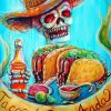 Tacos Skull Paint By Number