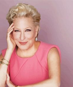 The Actress Bette Midler Paint By Number