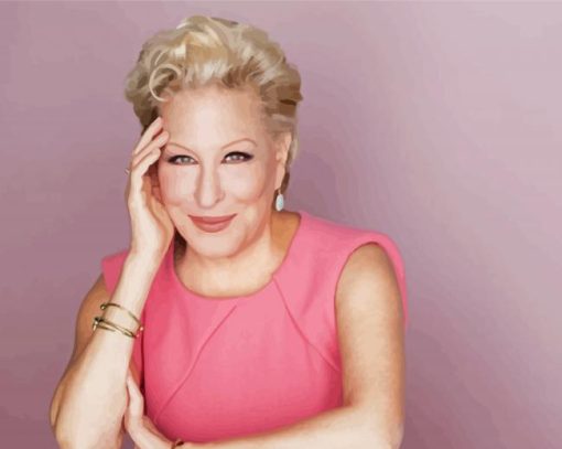 The Actress Bette Midler Paint By Number