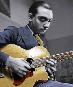 The Guitarist Django Reinhardt Paint By Number