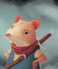 Warrior Guinea Pig Paint By Number