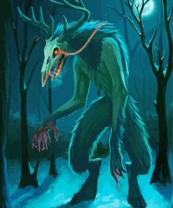 Wendigo Art -Paint By Number