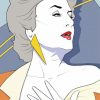 Woman By Patrick Nagel Paint By Number