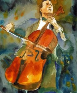 Yo Yo Ma Art Paint By Number