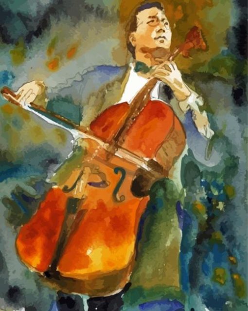 Yo Yo Ma Art Paint By Number