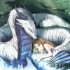 Anime White Dragon And Girl Paint By Number