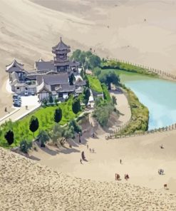 Dunhuang Oasis China Paint By Number