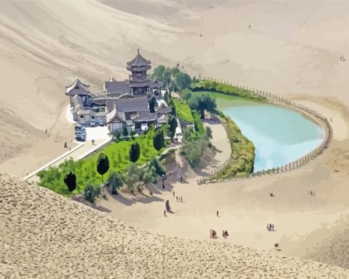 Dunhuang Oasis China Paint By Number