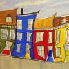 Jellybean Houses Newfoundland Art Paint By Number