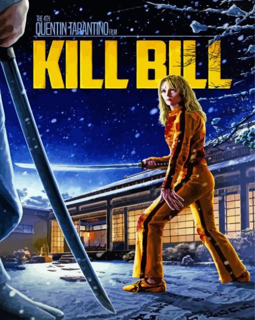 Kill Bill Vol 1 Poster Paint By Number