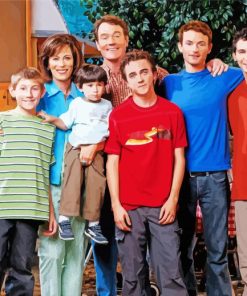 Malcolm In The Middle Characters Paint By Number