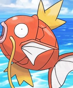 Pokemon Magikarp Paint By Number